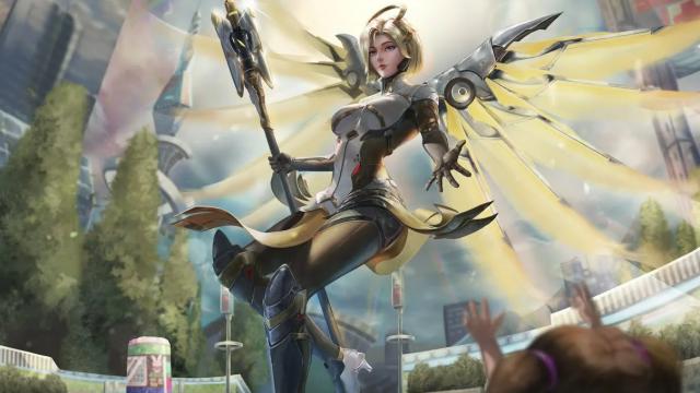 R-18 Mercy (Overwatch) Pills animated Pills