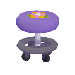 Rolling Flower Stool