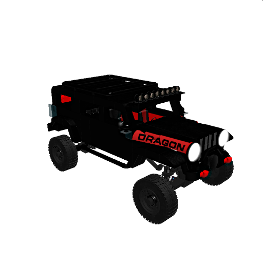 Jeep RUBICON #2 OF THE (Jeep Series) realistic suspension