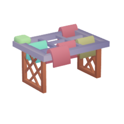 Wooden Clothes Dryer with shirts