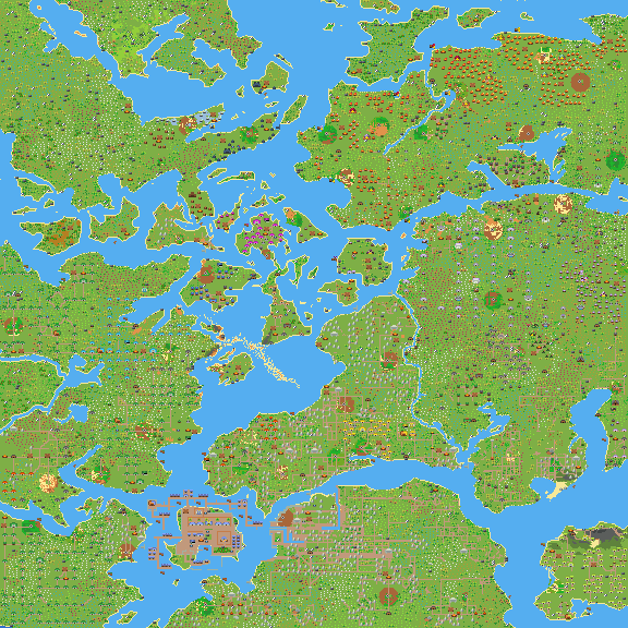 realistic city