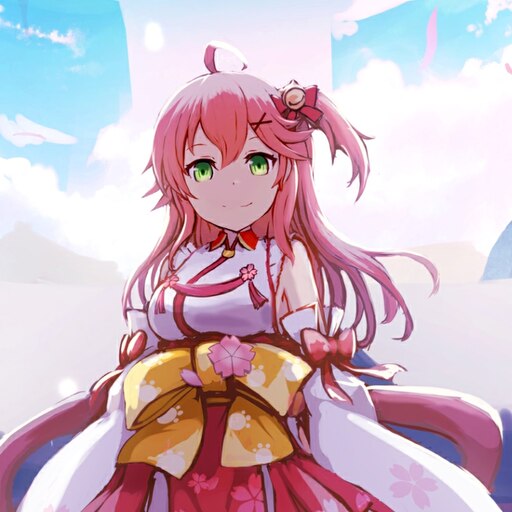 Steam Workshop::Sakura miko Portrait 1080x1920