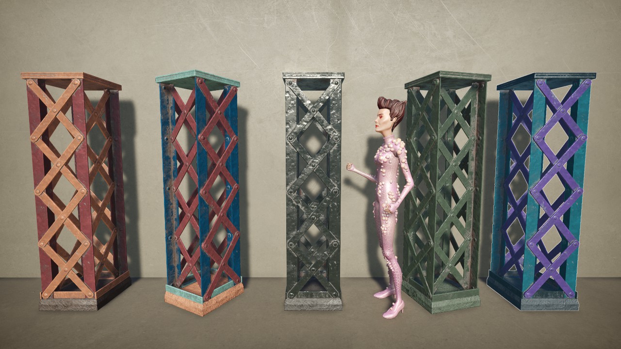 [AA] Iron Support Pillar - Base (recolorable)