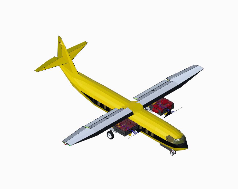 Piston Engine Regional Plane