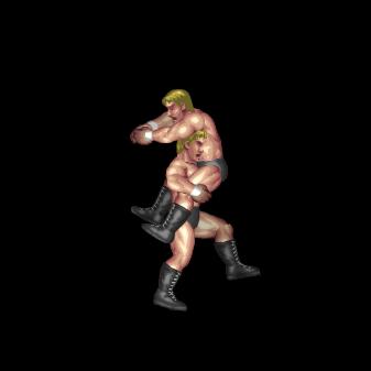 Spinebuster (Rock-style, front grapple)