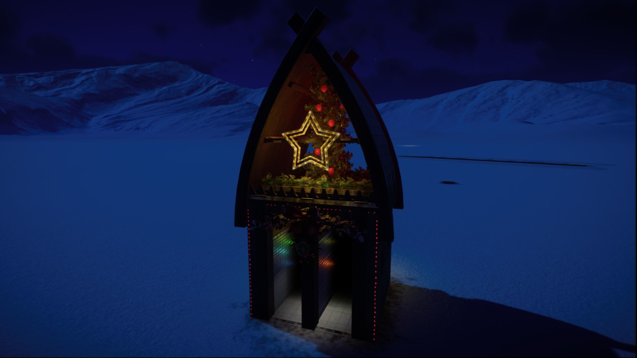 Christmas toilet / vánoční toaleta