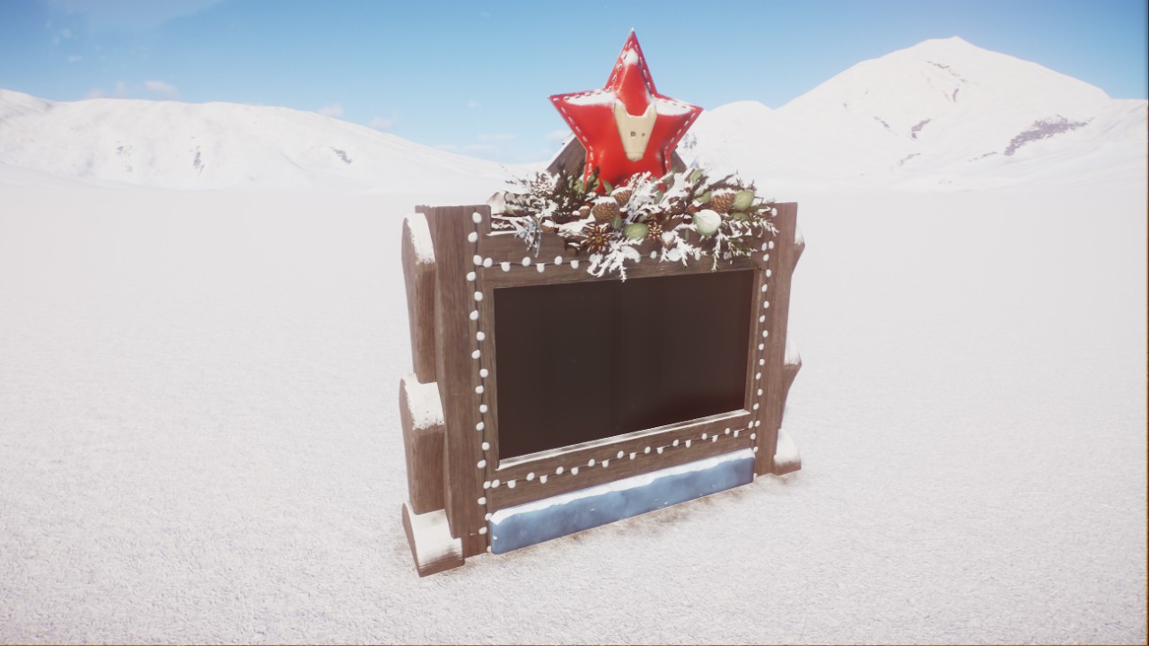 Christmas information board 2 / Vánoční informační tabule 2