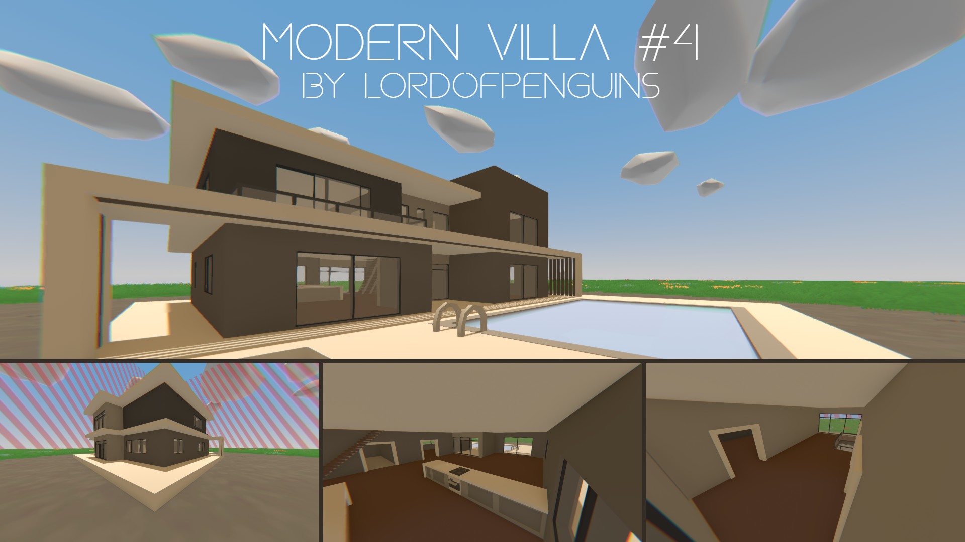 Modern Villa #4 By LordOfPenguins Açıklamayı Oku – Unturned Mod