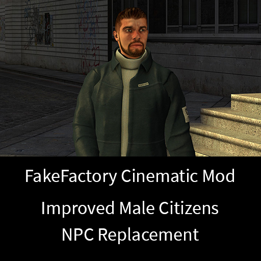 FakeFactory Cinematic Mod - Improved Male Citizens (NPC Replacement)