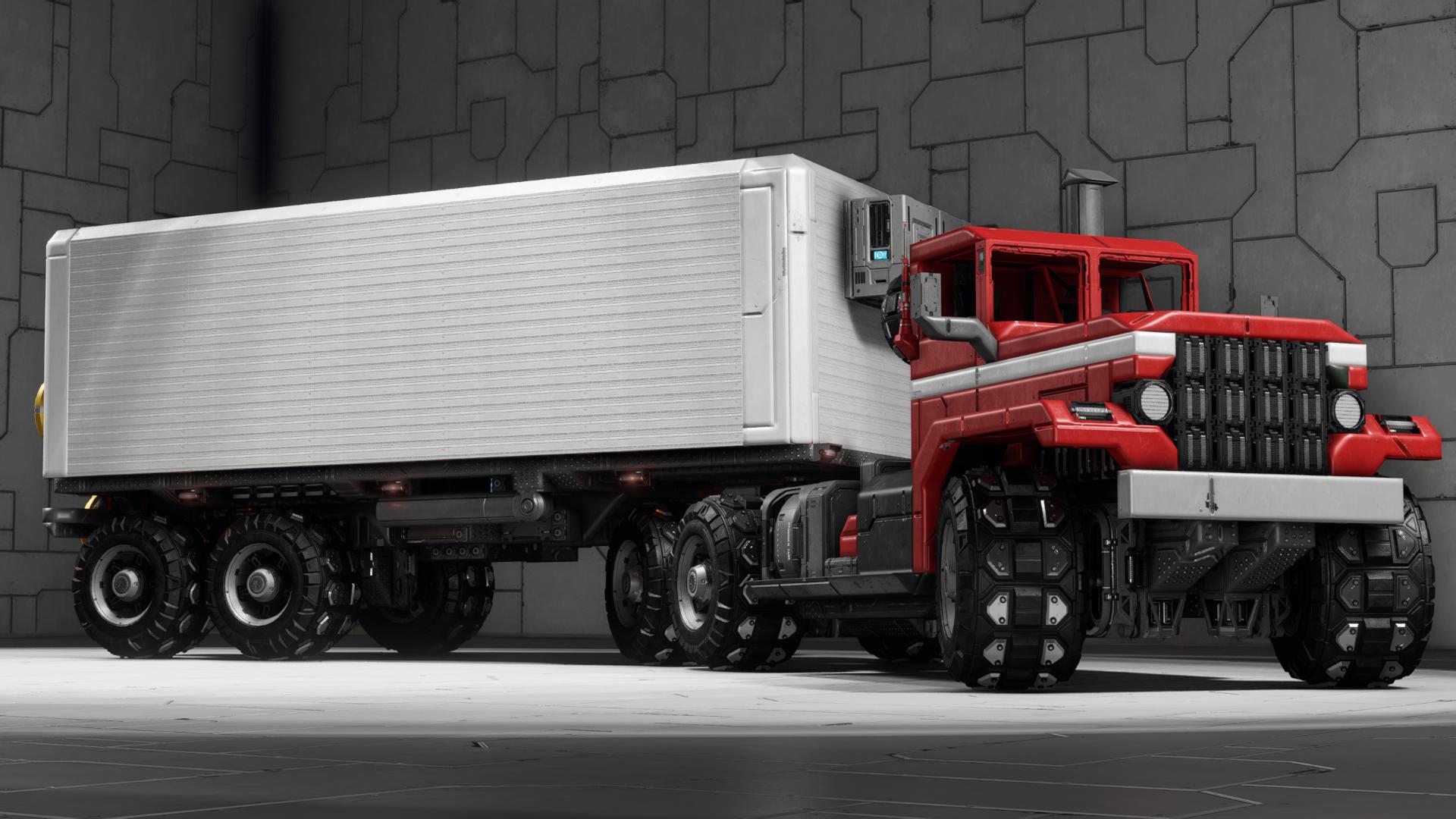 [OC] Duece Tractor & Box Cargo Trailer preview