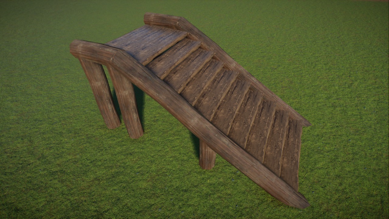 Wooden stairs / Dřevěné schody