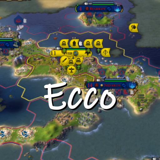 Map - "Ecco" (Narrow coasts)