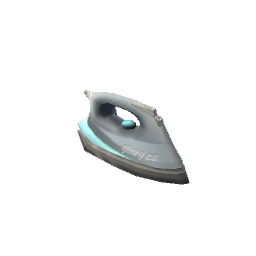 Steam Iron placed flat