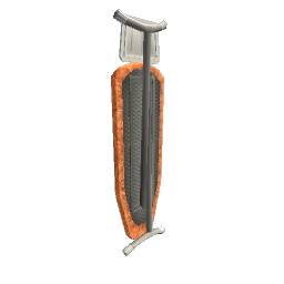 Ironing Board Folded Orange Leaves