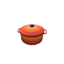 Small Red Saucepan with Lid