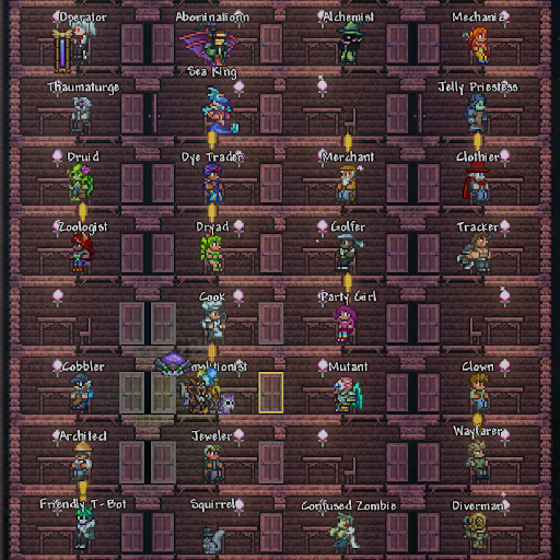 NPC's Job Titles only – tModLoader Mod