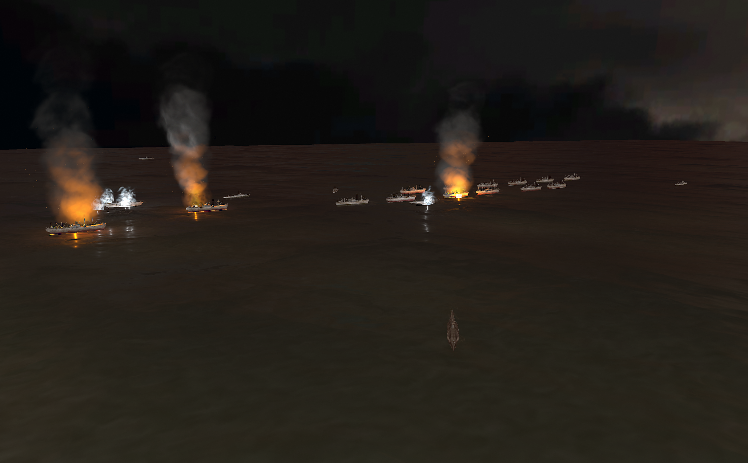 WW2 Wolfpack vs Convoy