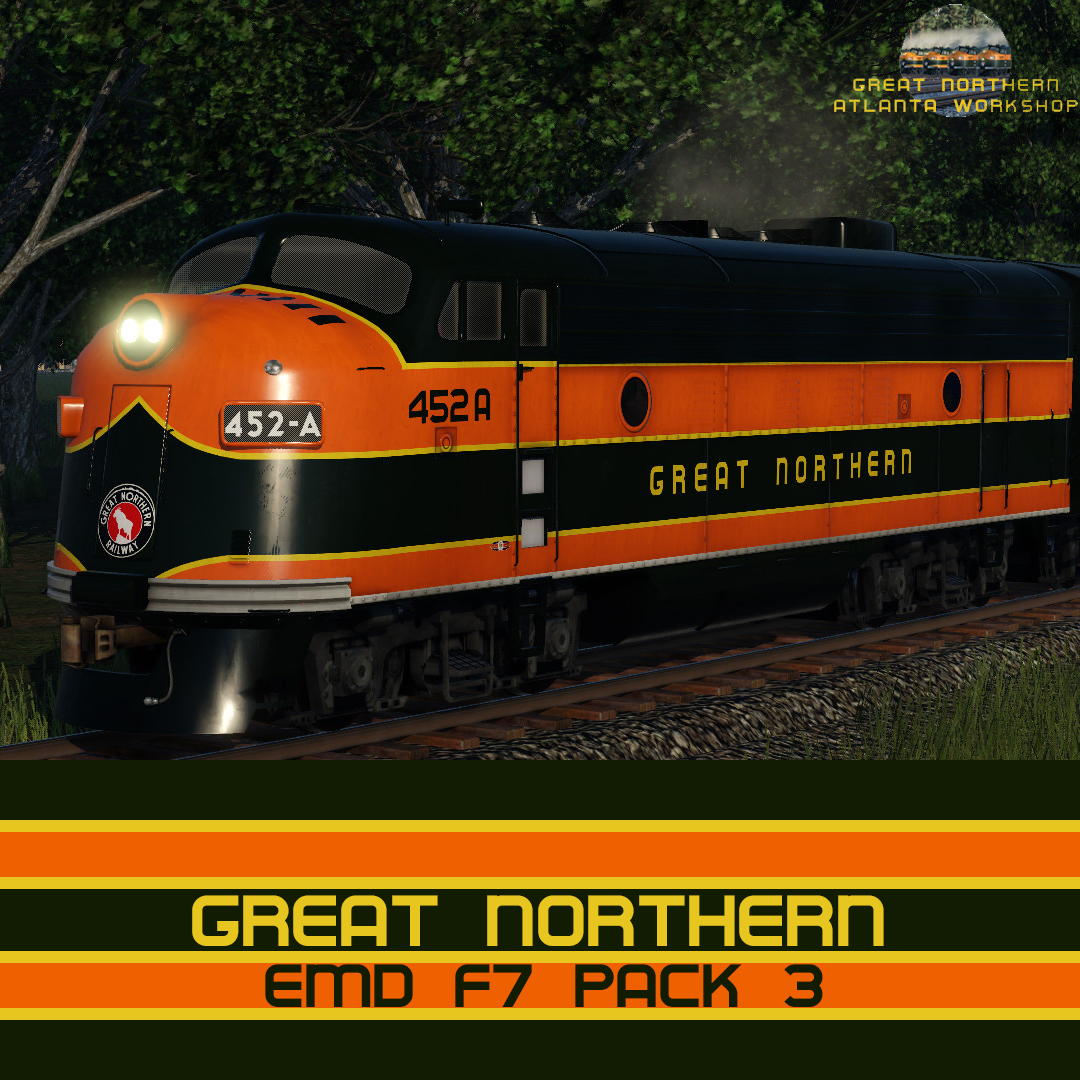 EMD F7 Expansion: Great Northern Freight F7A Skin Pack 3 of 3