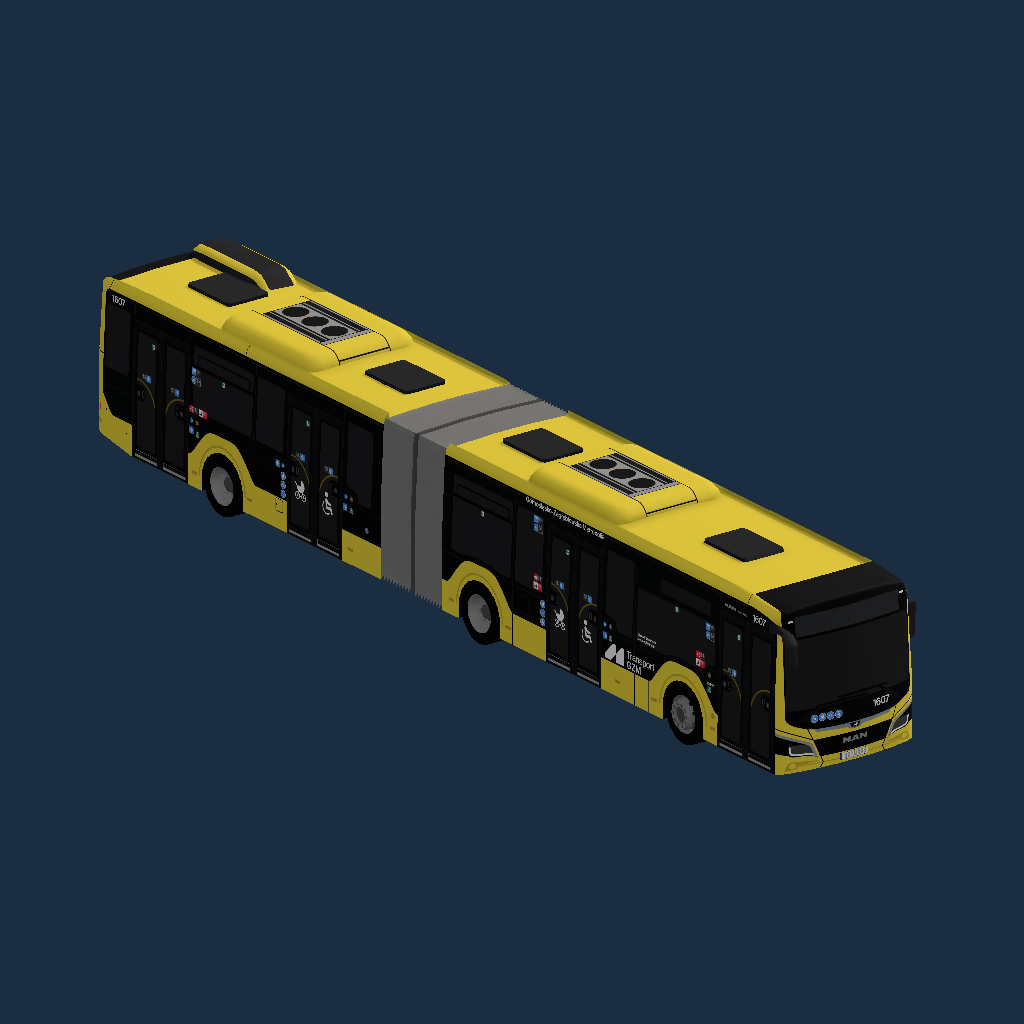 PKM Katowice #1607 - MAN Lion's City 18C