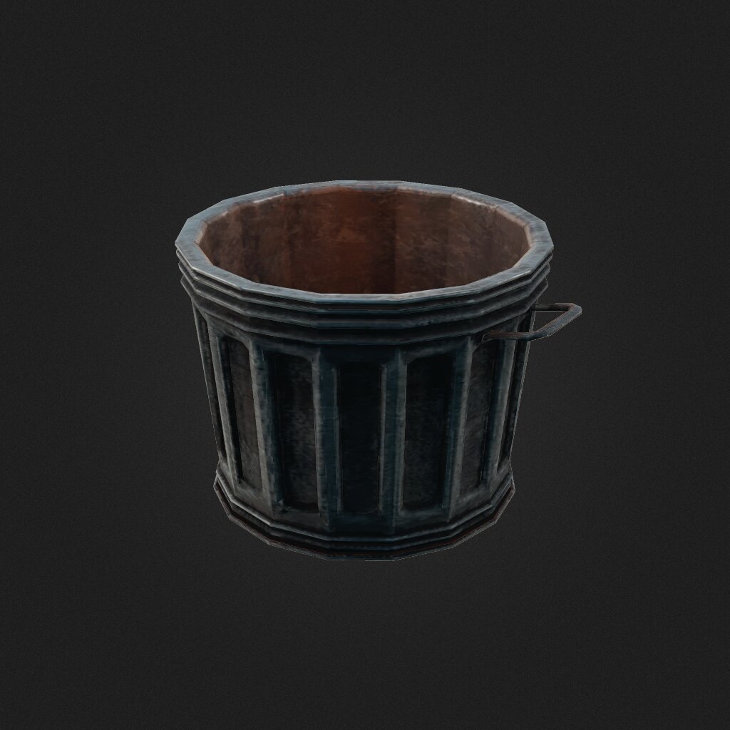 Candle on a pot