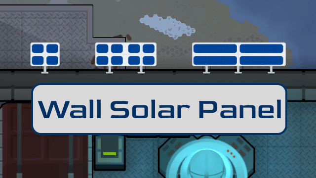 Wall Solar Panel mod preview for RimWorld