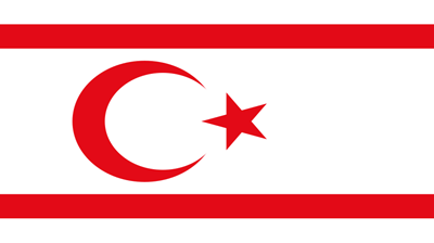 The flag of Northern Cyprus