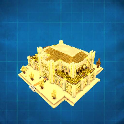 Golden Desert Mansion