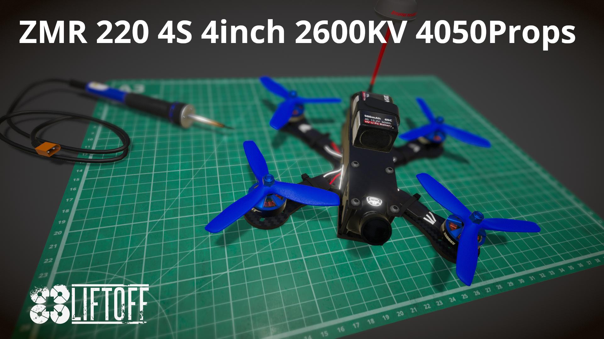 ZMR 220 4S 4inch 2600KV 4050Props
