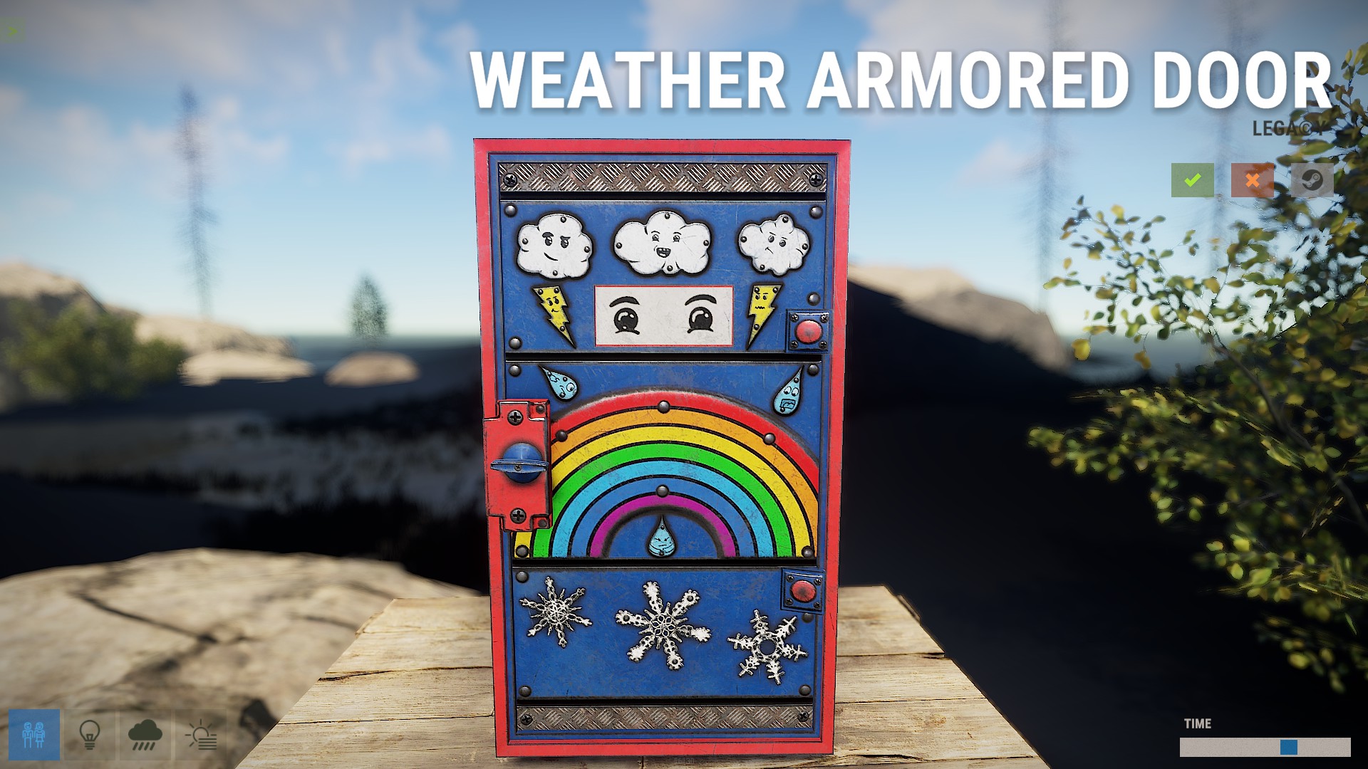 Weather Armored Door
