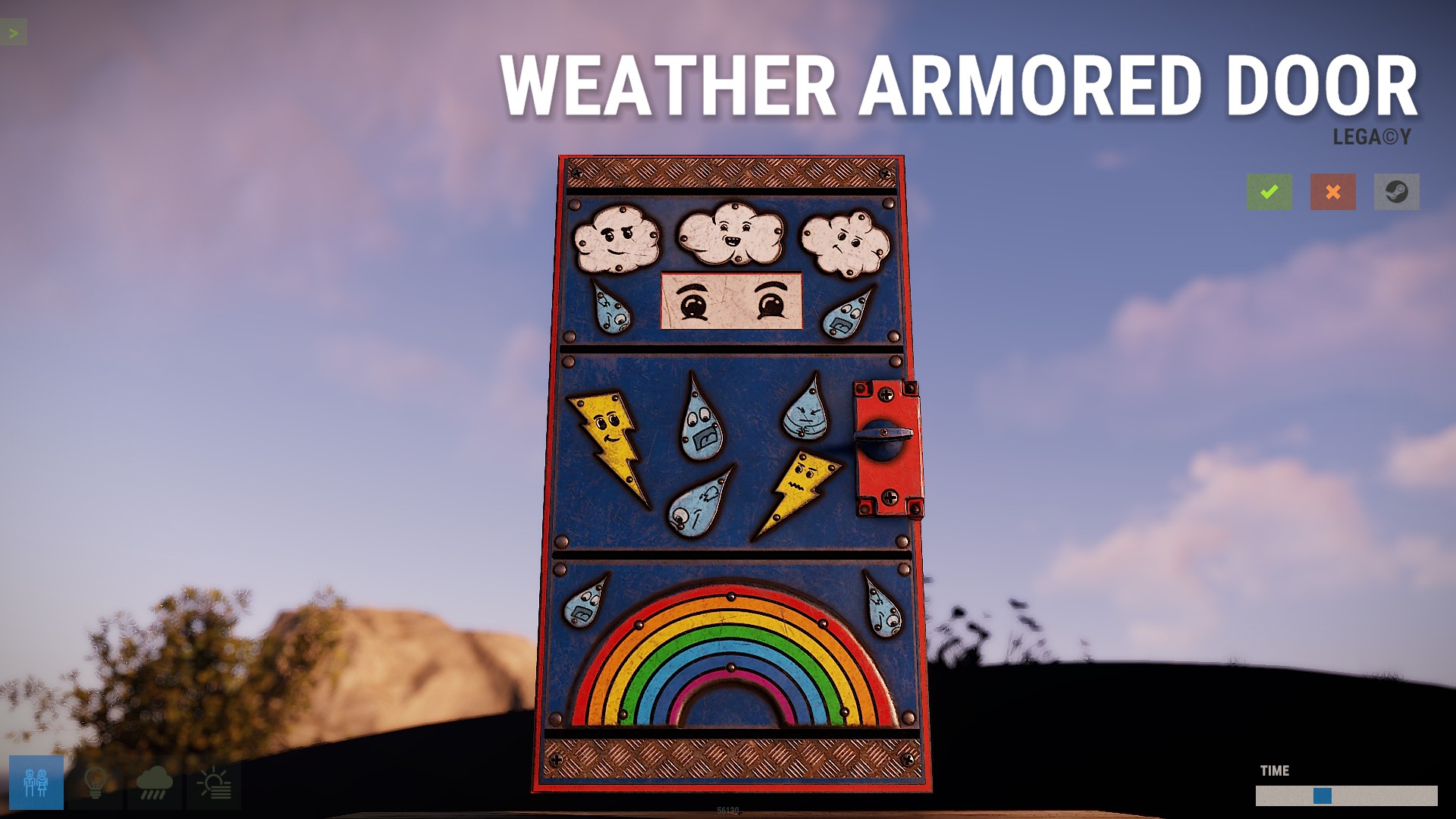Weather Armored Door
