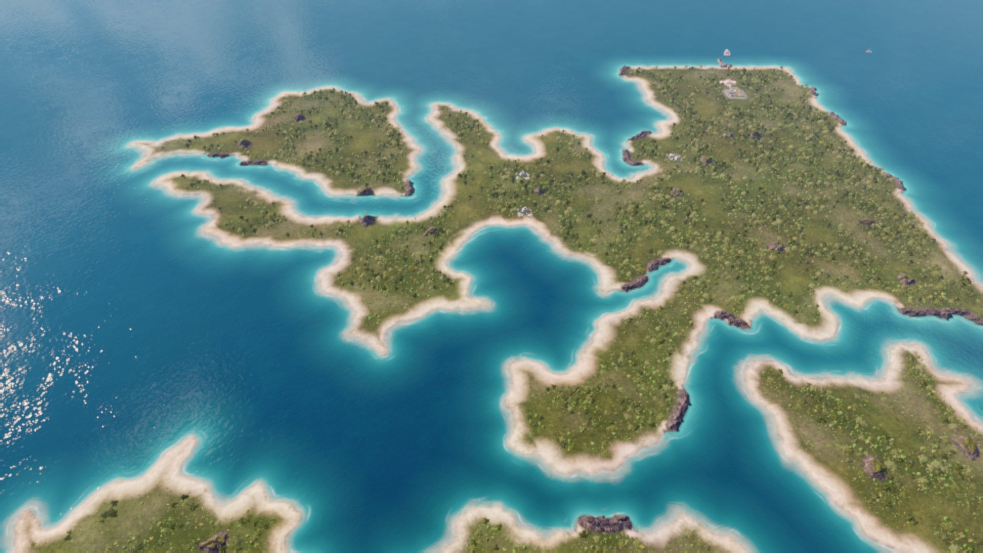 Map 4 Island | Huge, Very Large, Very Rich