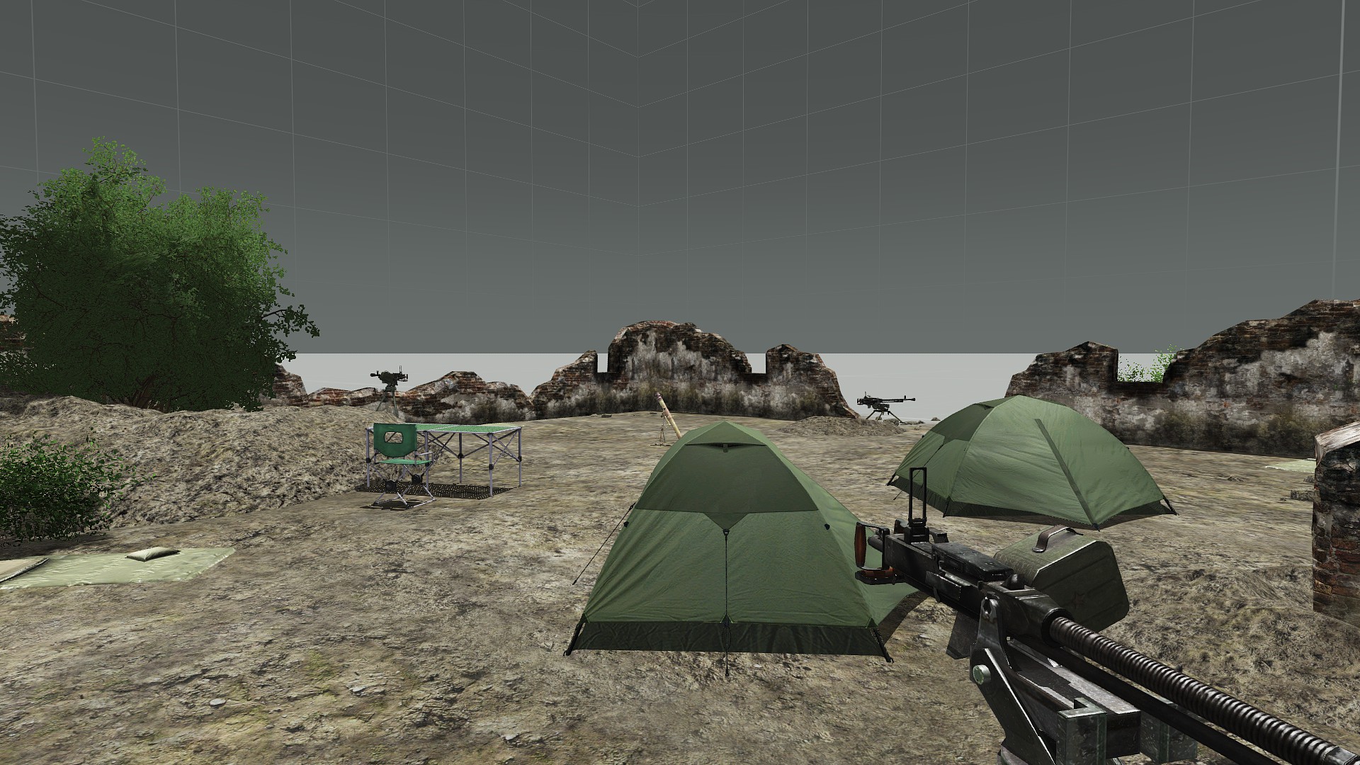 Zombie Hunter Camp d'appui feu