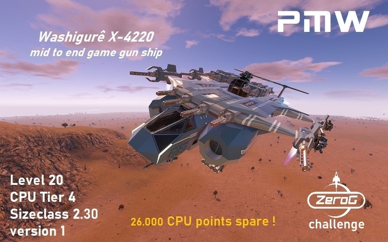 PMW-SV-Washigure X-4220 (gun ship lvl 20 CPUT4 SC2 Version 1)