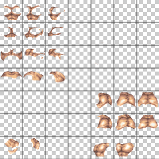 Male Color 3 Ripped Chest