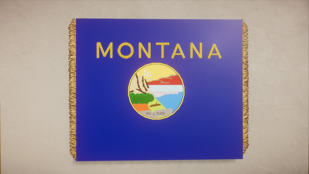 Montana Wall Flag by Haribo