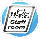 Black Staff Room Poster