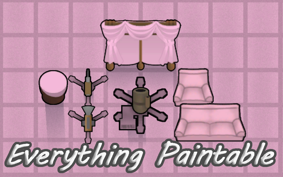 Everything Paintable mod preview for RimWorld