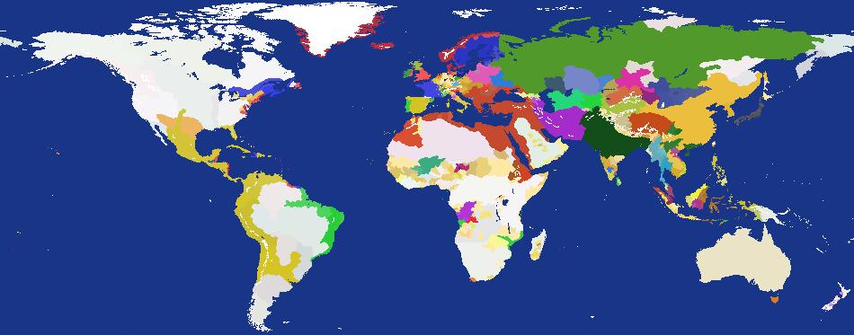 World map-1650