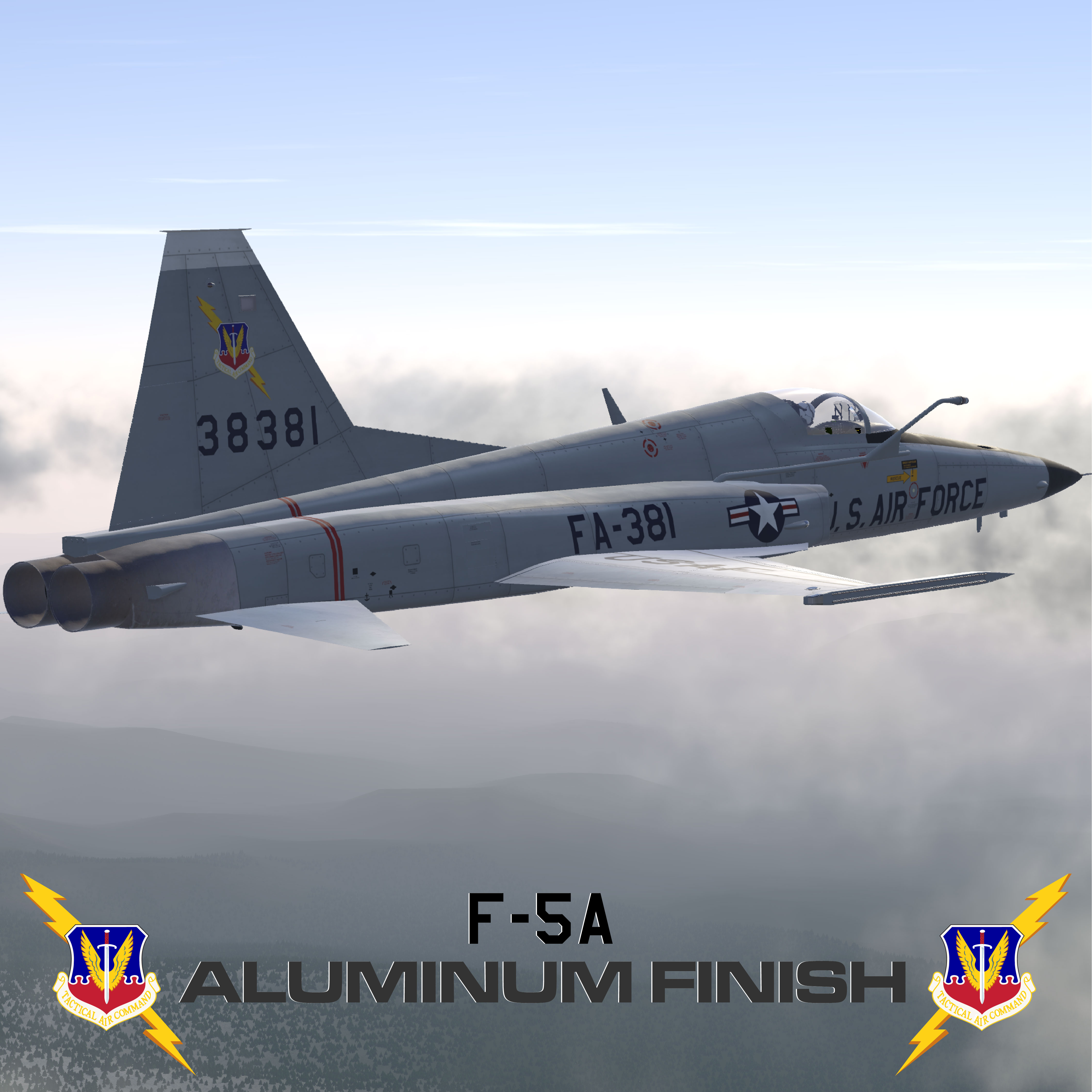F-5A | Aluminum Finish