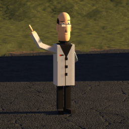 Professor M from the Mclaren Cartoon Series