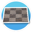 brown checkerboard