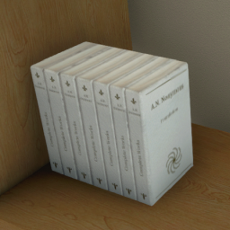 Complete Works Books Stack (White)