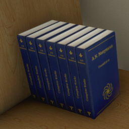 Complete Works Books Stack (Dark Blue)