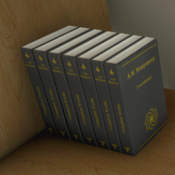 Complete Works Books Stack (Dark Gray)