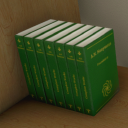 Complete Works Books Stack (Green)
