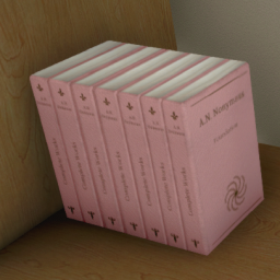 Complete Works Books Stack (Pink)