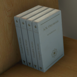 Complete Works Books Stack, Short (Light Gray)