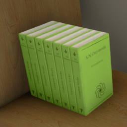 Complete Works Books Stack (Light Green)