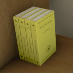 Complete Works Books Stack, Short (Yellow)