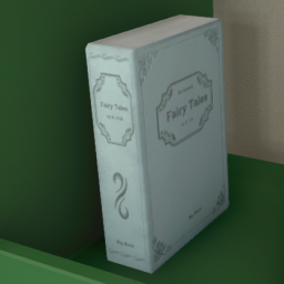 Book Thick Large (Fairytales, White)